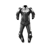 MUGENRACE MNR-2109 COURO FATO PRETO BRANCO